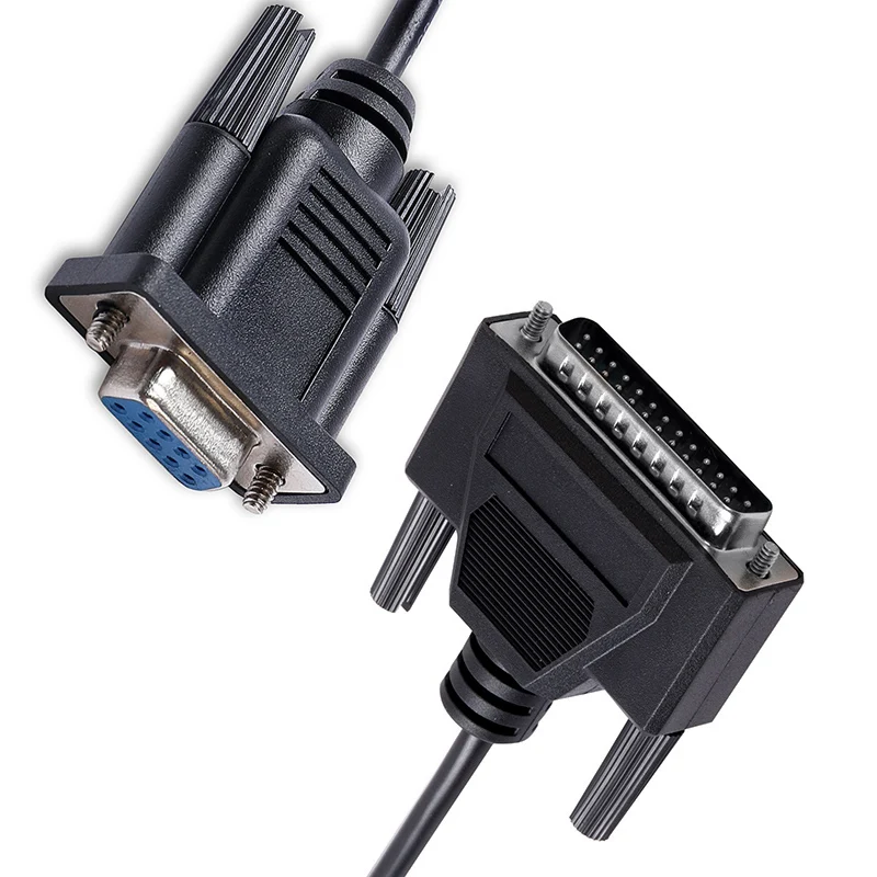 9 Pin D-sub DB9 Female to DB25 Male RS232 Serial Printer Cable for