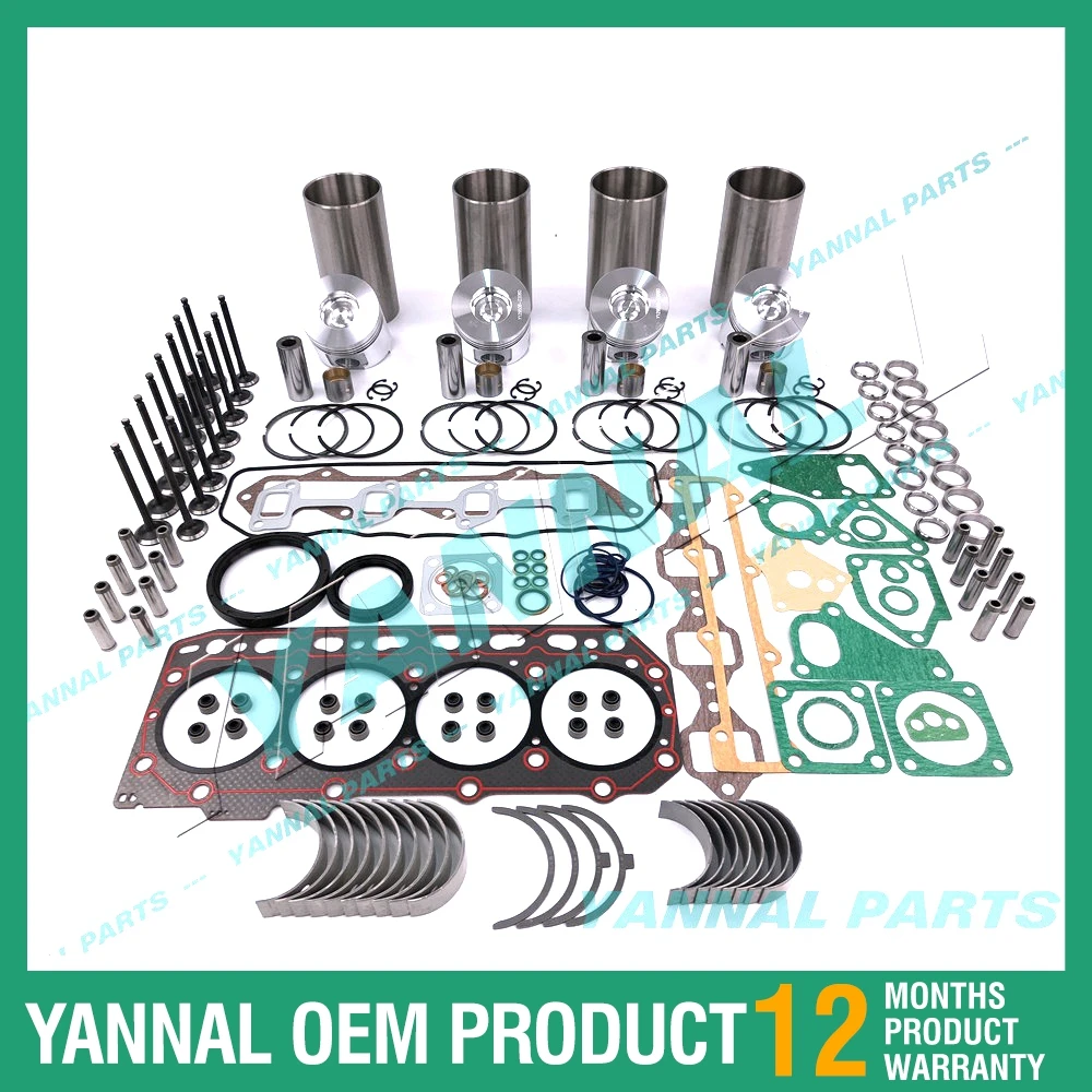 

New Good Quality For Yanmar Komatsu Engine Part 4TNV84T S4D84E S4D84E-5P-BA Overhaul Rebuild Kit