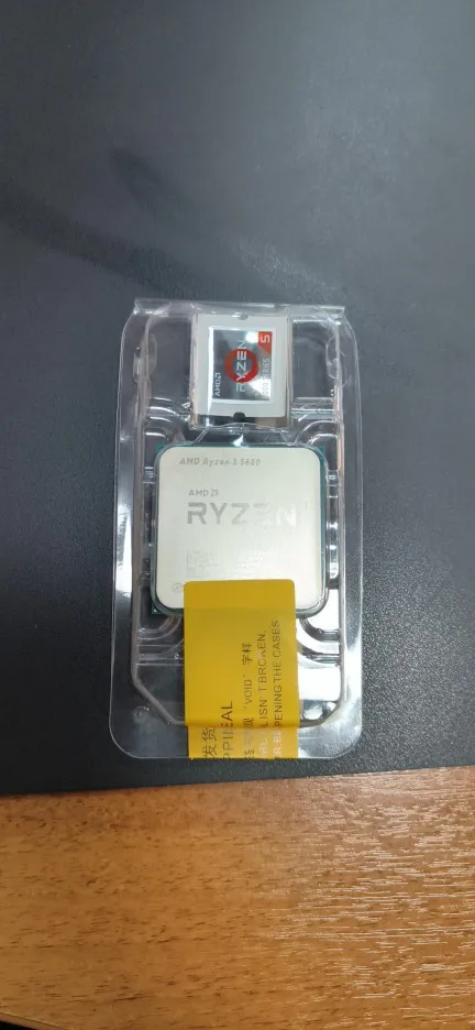 NEW AMD Ryzen 5 5600 R5 5600 3.5 GHz Six-Core Twelve-Thread CPU Processor 7NM 65W L3=32M 100-000000927 Socket AM4 NO FAN photo review