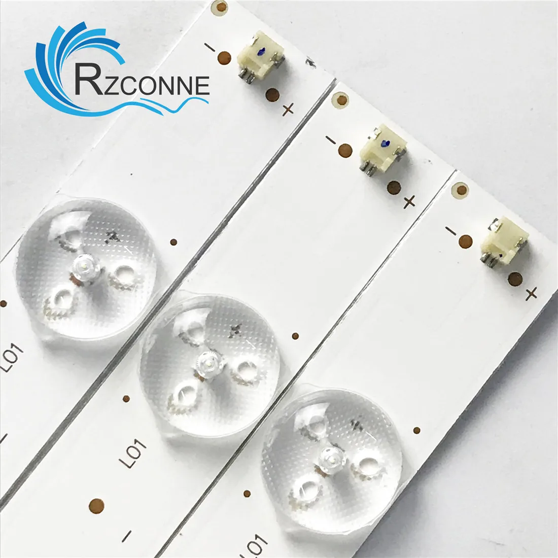 Tira Conduzida Luz de Fundo Lâmpada para Skyworth Tk40inch3x8 Yal1300830300-02 Lsc400hn02801 804sn040dld16at017 El40dlk09381022 771 Milímetros - Imagem 4