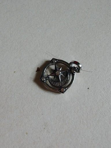 925 Silver Star and Moon Pendant for Calm Everyday Wear photo review