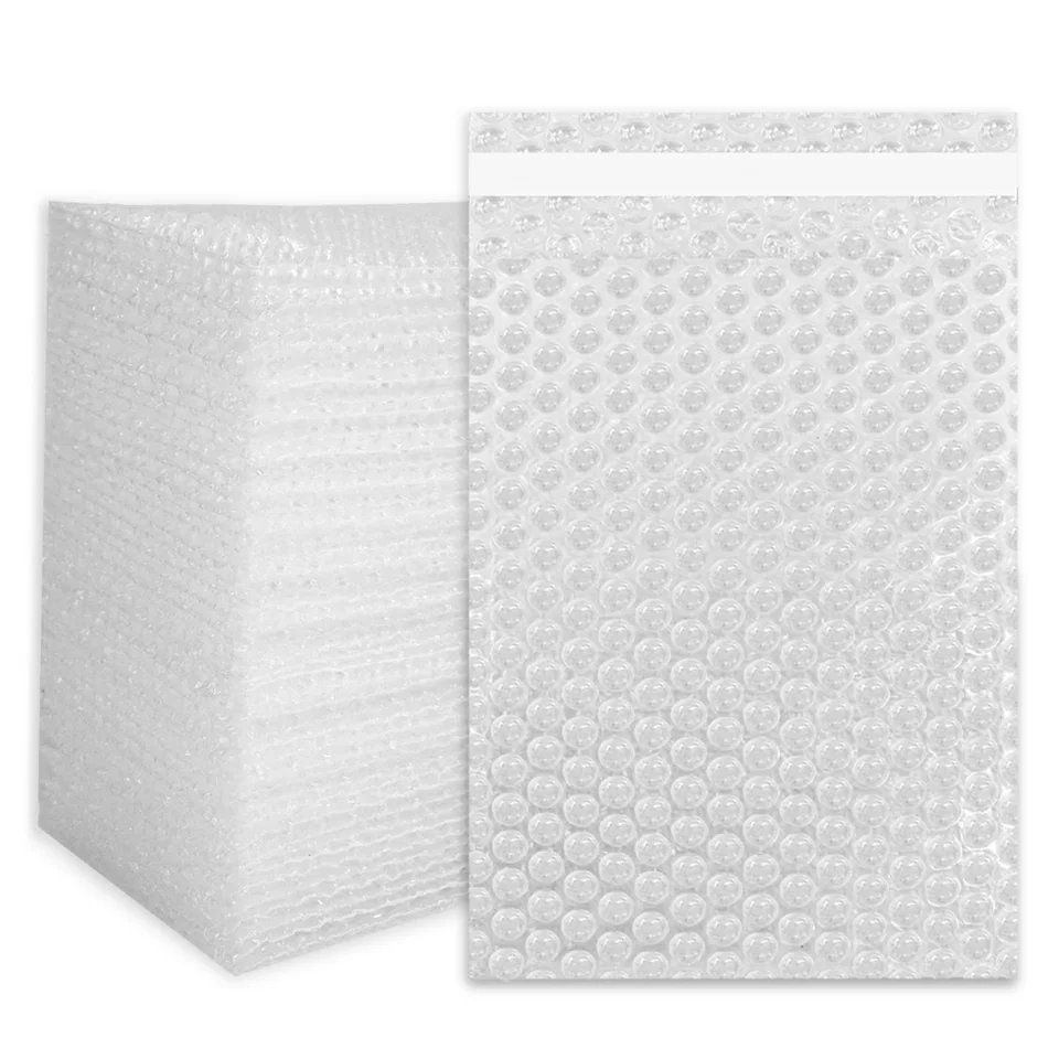 250 Pack Self Seal Bubble Out Pouches 4x7.5 Inches