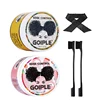 Goiple Edge Control Wax for Women Strong Hold Non-greasy Edge Smoother Gel with Brush Silky Satin Edge Laying Scarf for Lace Wig 1