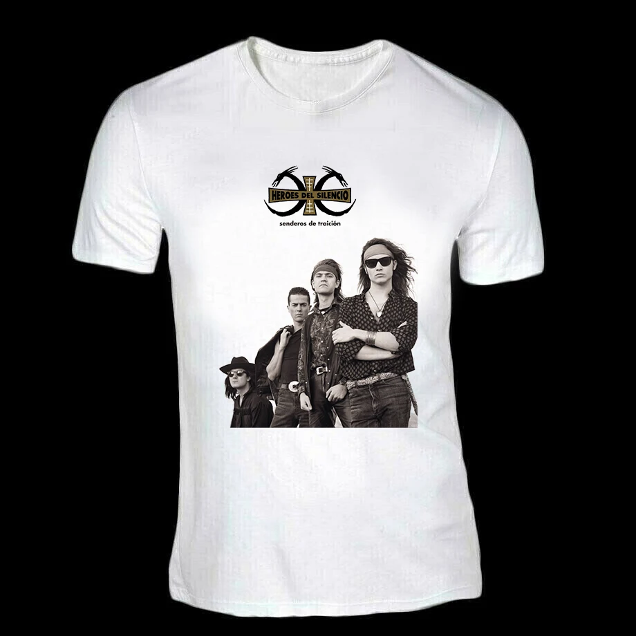 CAMISETA ALGODÓN HEROES DEL SILENCIO SENDEROS DE TRAICION ROCK