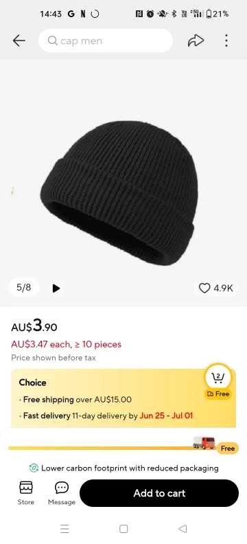 Rimiut Knitted Hat for Men & Women Caps Wool Fashion Simple Warm Skullies Beanies Solid Autumn Winter Beanie Cap Trendy Style photo review