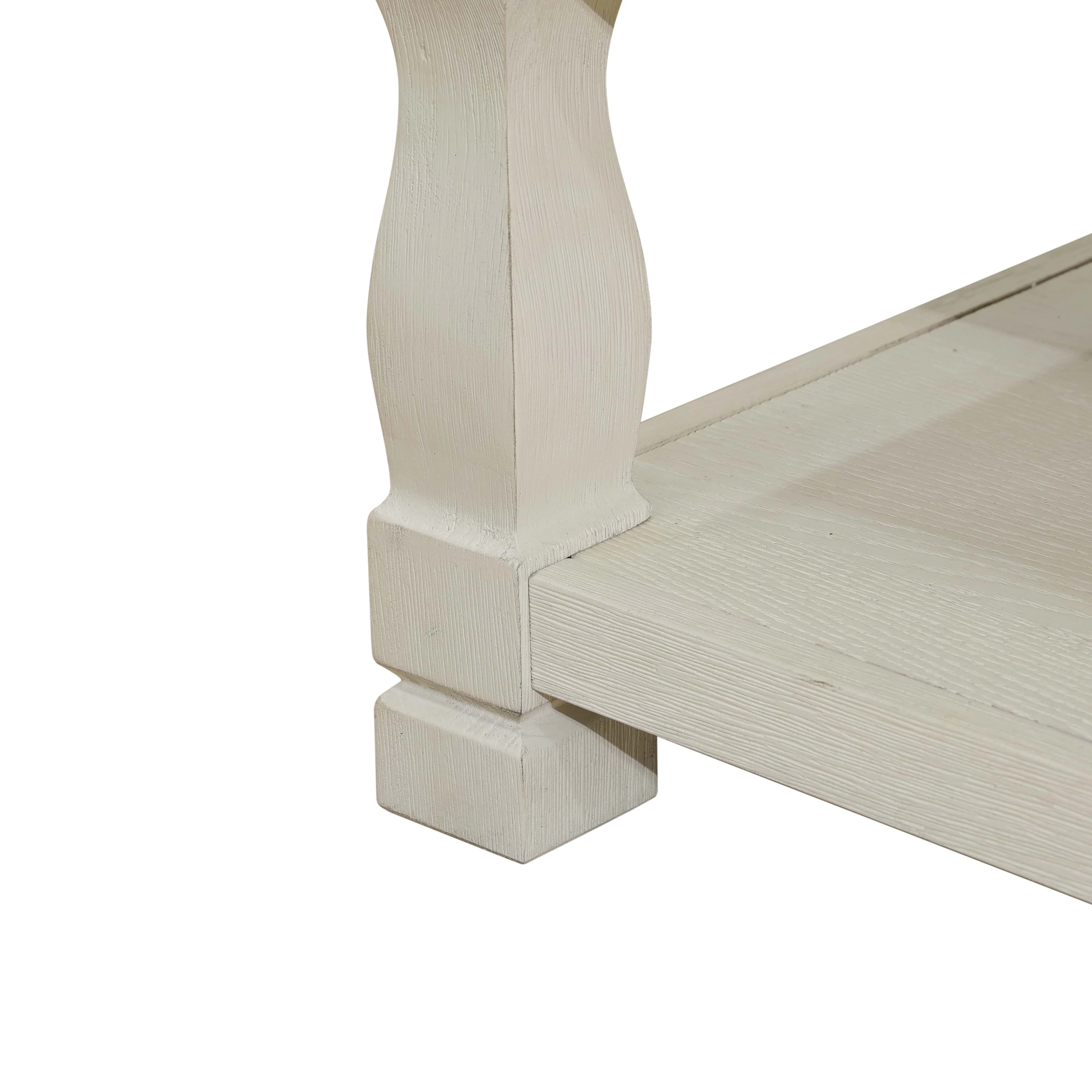 Light Brown MDF Top and White Oak Drawer Living Room Coffee Table