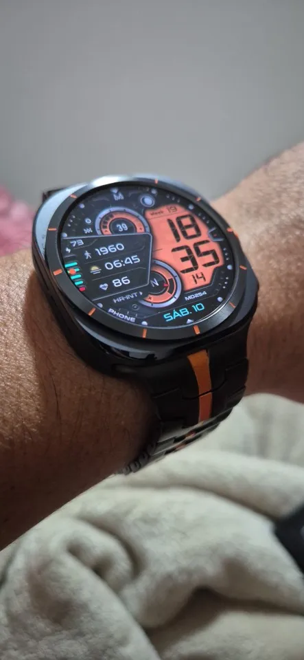 Pulseira de titânio para samsung galaxy watch ultra 2025 e samsung 7 ultra galaxy ultra 47mm photo review