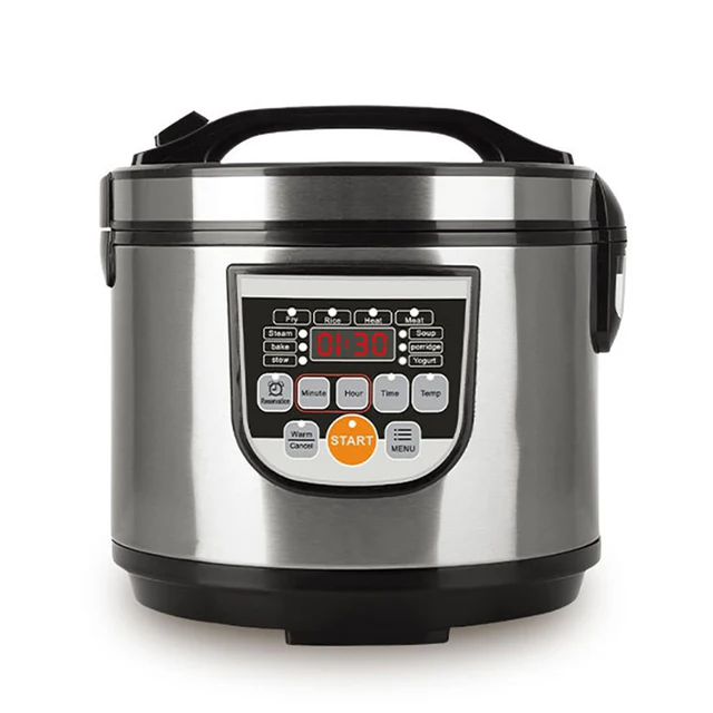 Autocuiseur Électrique Intelligent 5L en Acier Inoxydable 220V, Multicuiseur Domestique à Surface Antiadhésive pour Cuisine, Cuiseur Lent 1