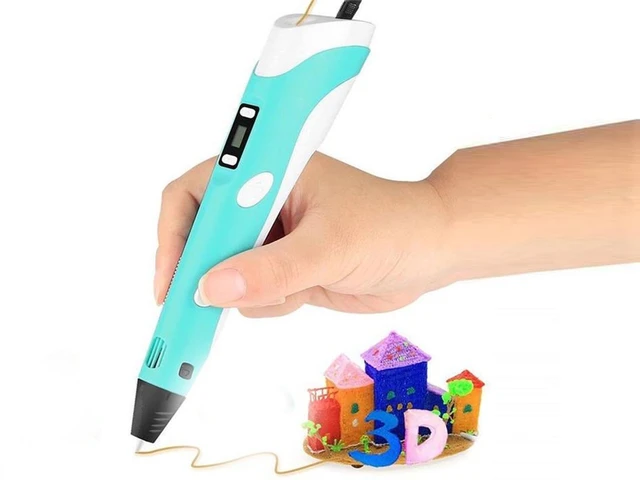 Bolígrafo 3D para niños, Pluma de impresión de dibujo con pantalla LCD,  Compatible con filamento PLA, juguetes para niños, regalo de Navidad y  cumpleaños - AliExpress