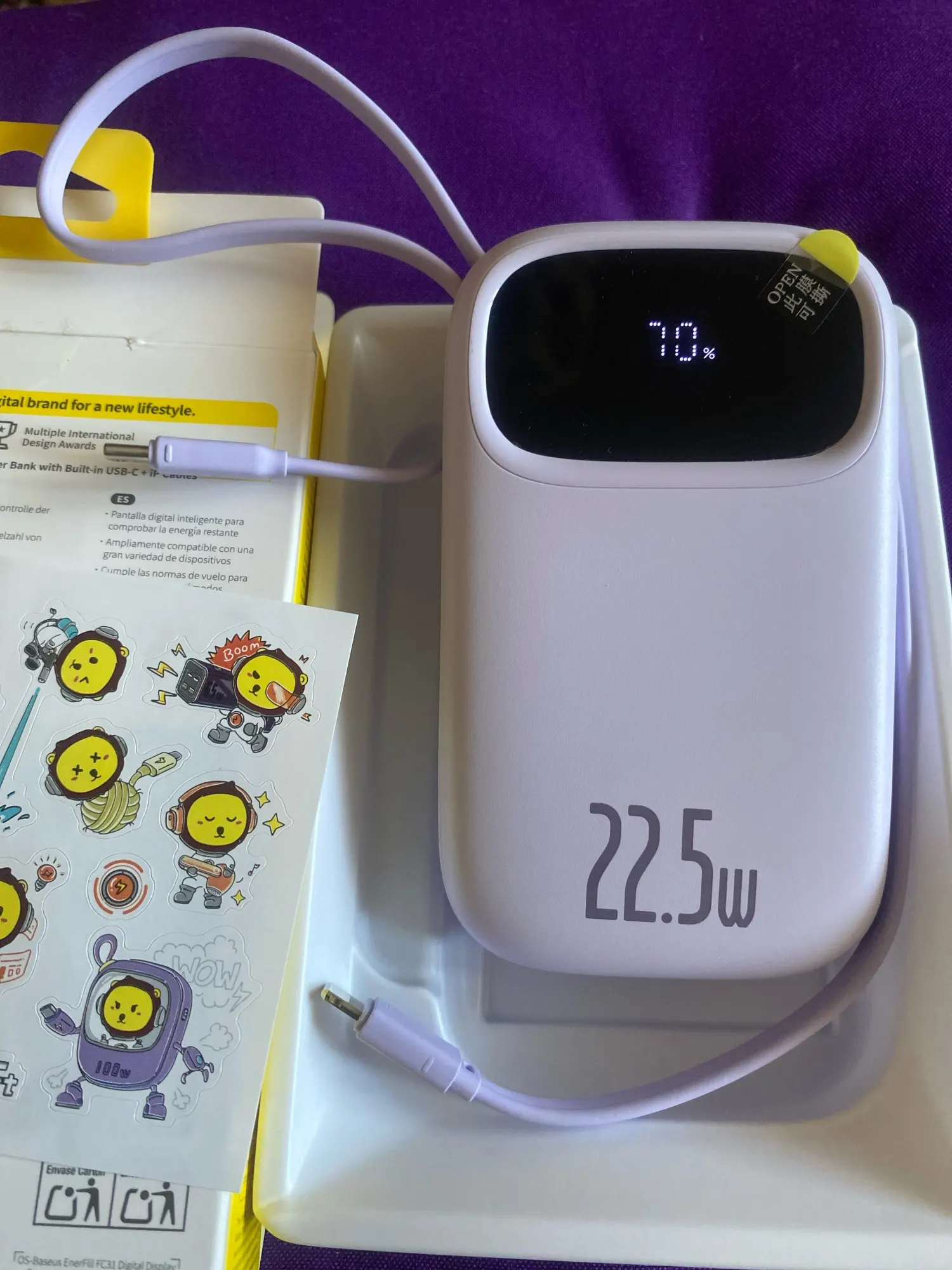 Baseus 22.5W Power Bank 10000mAh & 20000mAh with Cables photo review