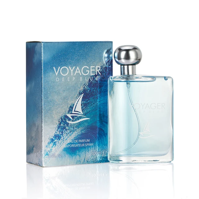 Voyager-Vaporisateur de parfum longue durée pour homme, 100ml, 3,4 FL OZ, zones de parfum boisées, musc, 93 Cologne 1