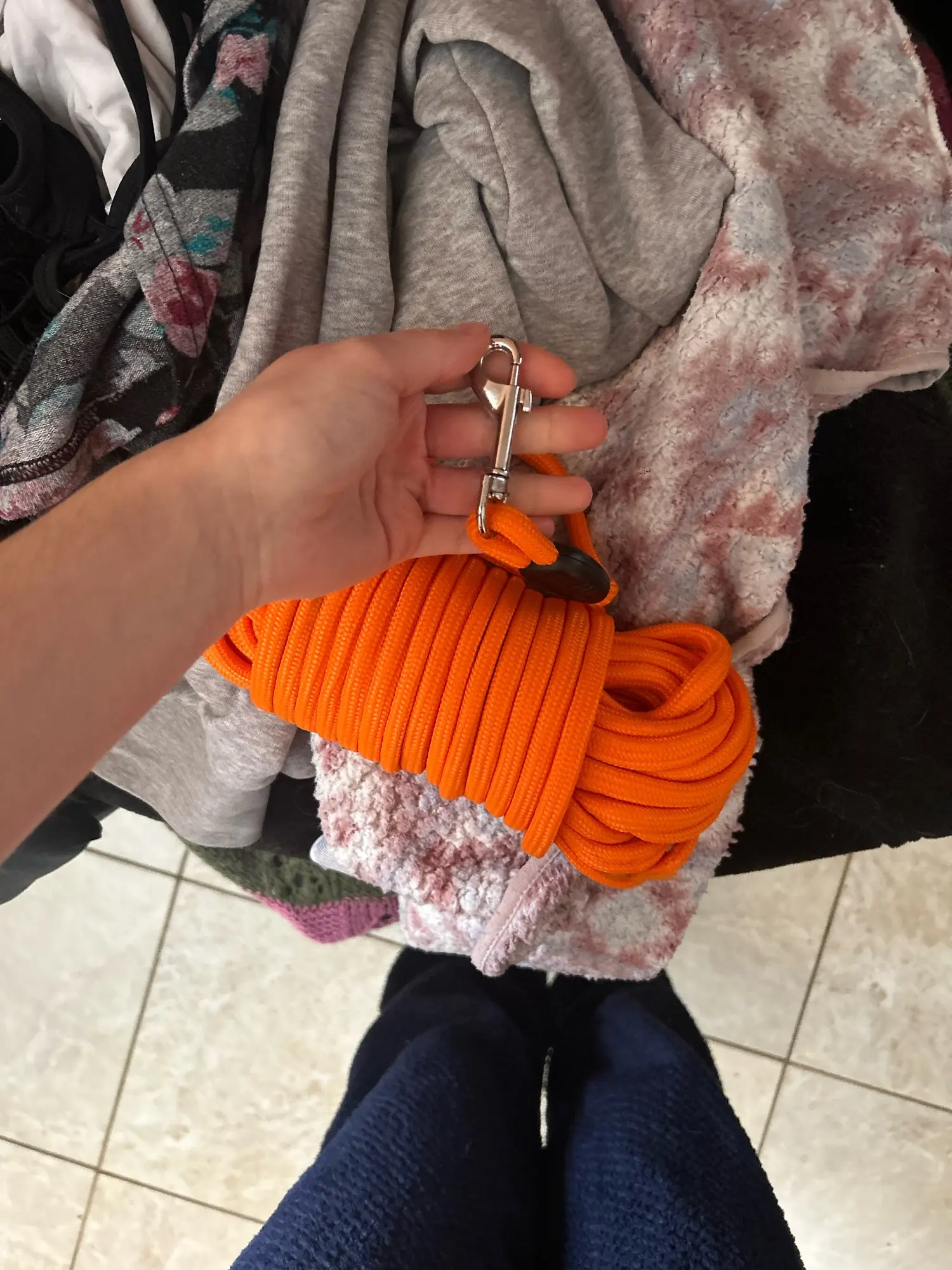 5M/10M/15M Long Rope Training Dog Leash- Heavy Duty Nylon photo review