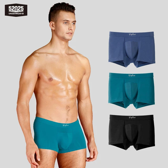 52025 Men Boxers 3-Pack High-count Micromodal Fashionable Trunks