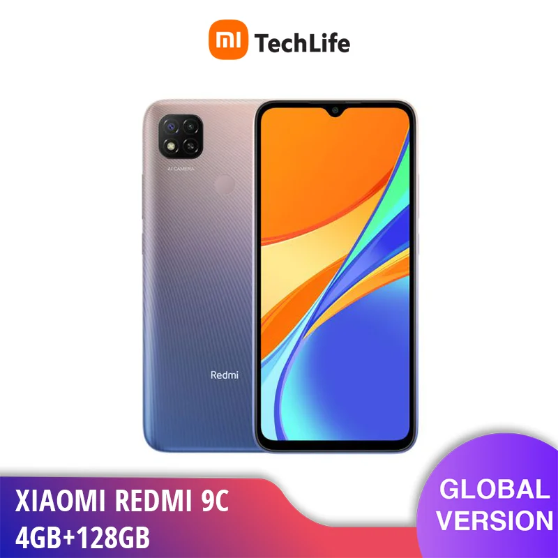 GLOBAL VERSION Xiaomi Redmi 9C 128GB MediaTek Helio G35 5000mAh Smartphone Mobile Phone
