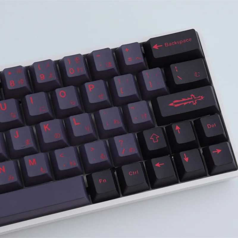 Cereja, Preto e Cinza, Japonês, Inglês, PBT,