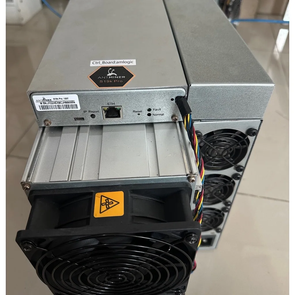 Bitmain Antminer S19k Pro 120Th/s ASIC Bitcoin Miner 2760W SHA-256 BTC ...