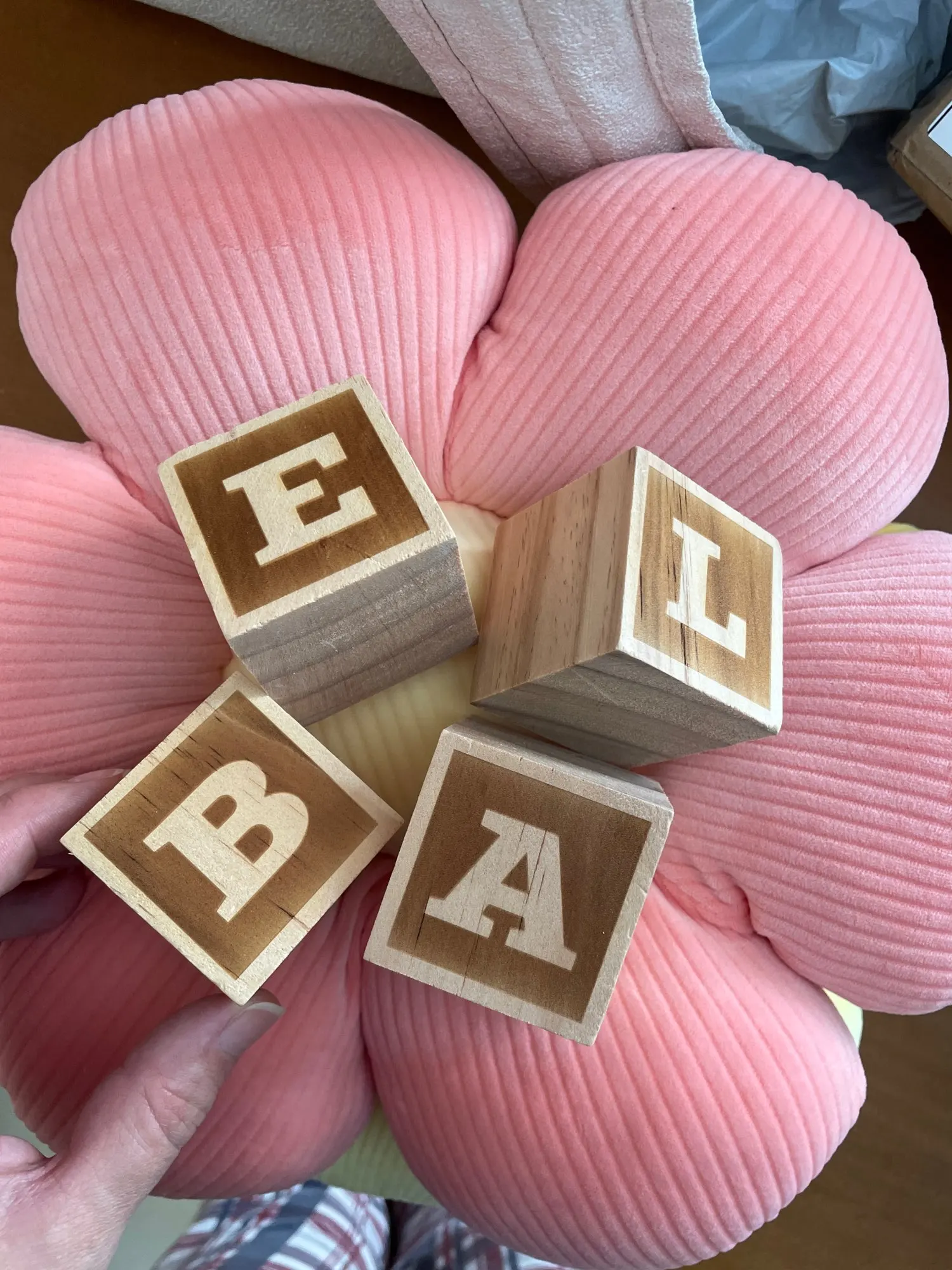 Custom Wooden Name Blocks - Nursery and Baby Shower Party Gifts photo review