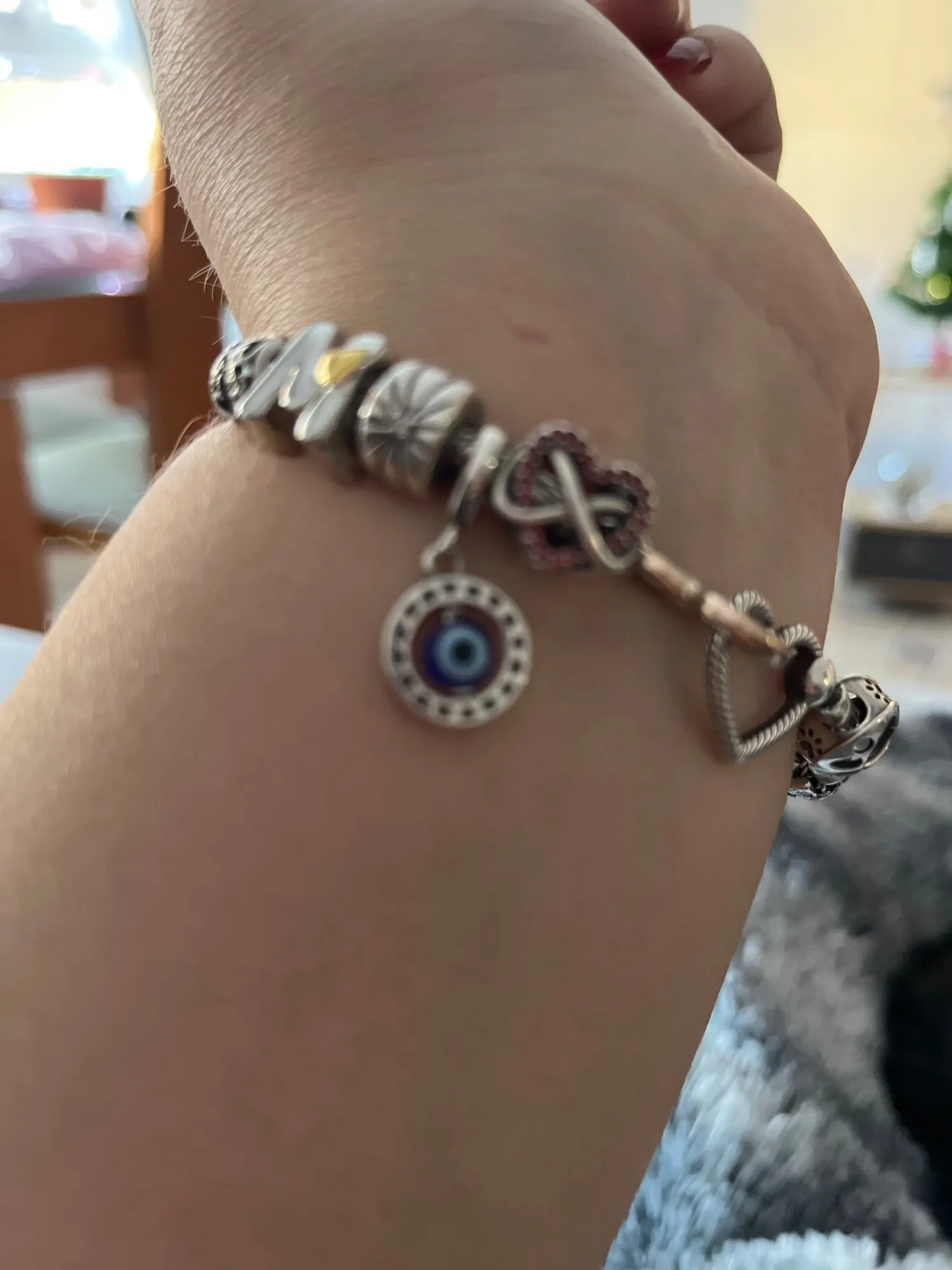 2025 gran oferta dijes cuentas de Plata de Ley 925 mariposa rosa luciérnaga luminosa cuelga brazalete pulsera collar joyería DIY photo review