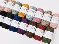 4MM Polyester Knitting Ball 40yards Chunky Hand Knitting yarn for Bag & Rug, Crafts Accessories Polyester Tube yarn 3