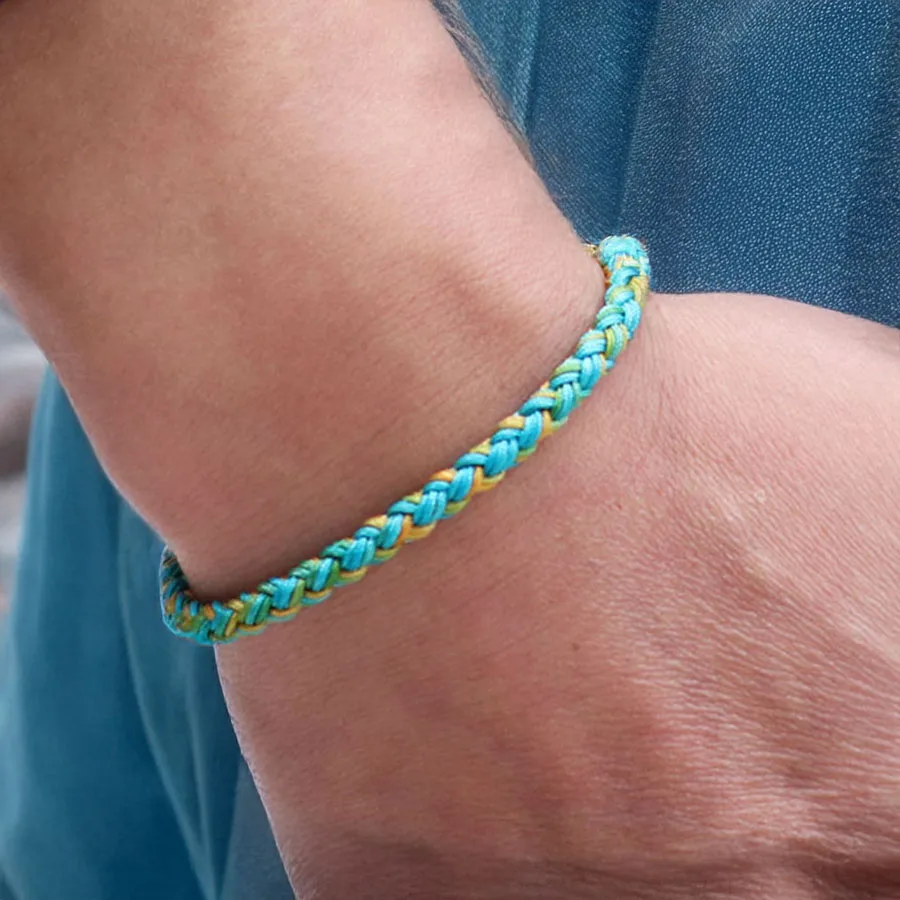 Handmade Braided Rope Bracelet Unisex Ethnic Lucky String