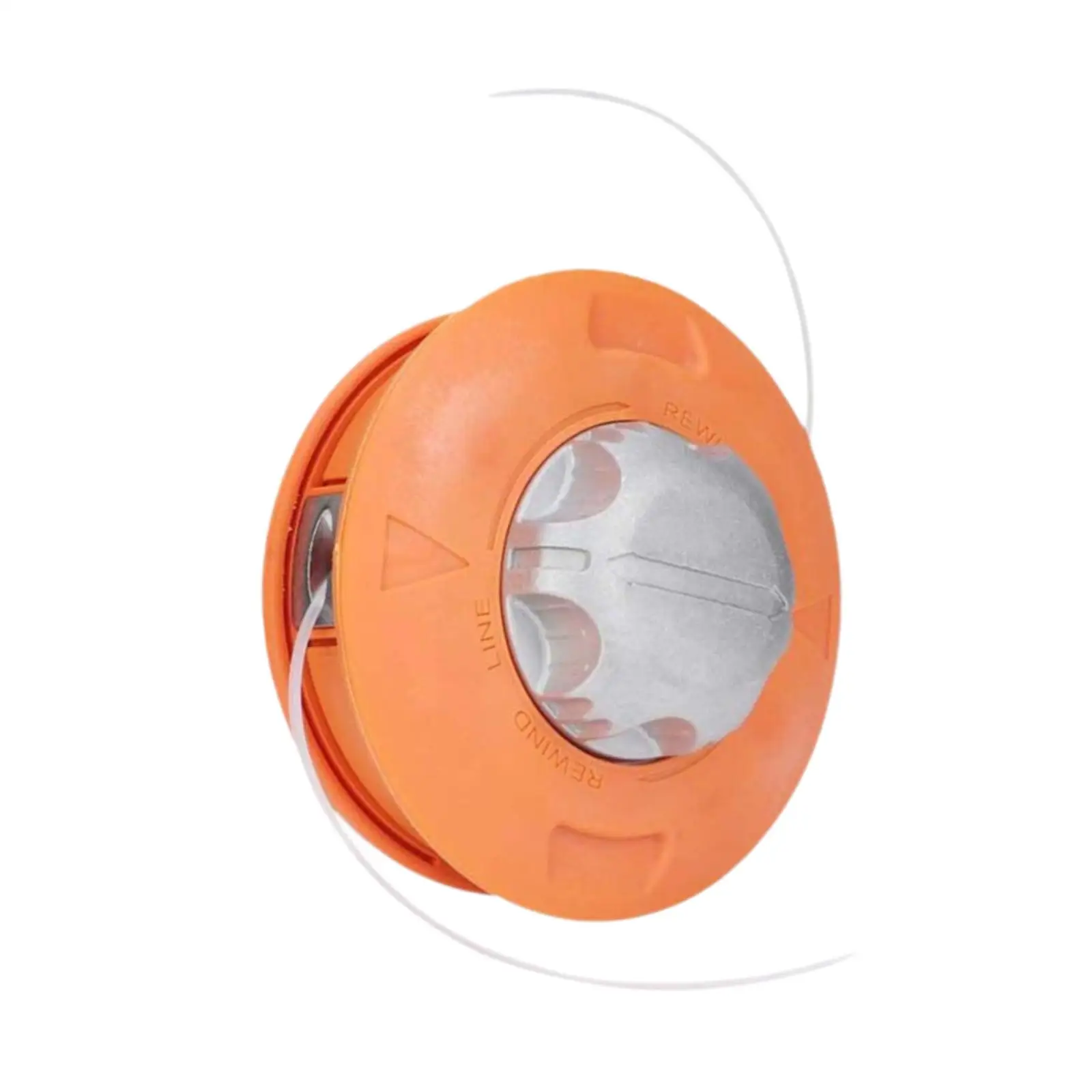 알루미늄 트리머 헤드 브러시 커터 잔디깎이 교체 부품 범용 피드 라인 트리머 헤드 (정원 잔디 야외용)