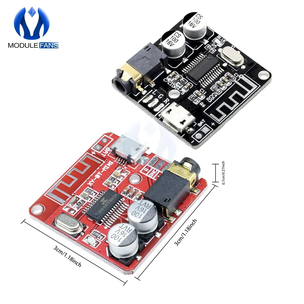 Mini MP3 Bluetooth BLE 4.1/5.0 Lossless Decoder Stereo Output Board Car Speaker Amplifier Module Circuit Board Module 3.7V 5V circuit board amplifier circuit audio amplifier board audio board mini mp3 player module