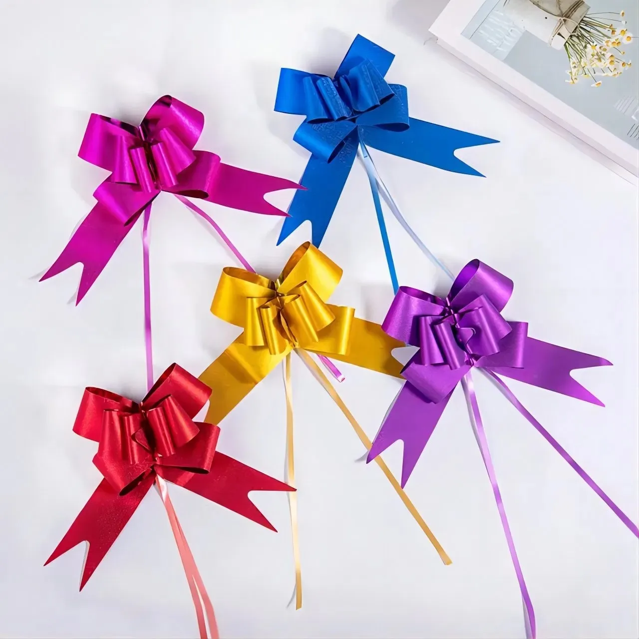 100pcs Party Wedding Christmas Tree Hanging Decorated Ribbon Bow Bag Gift Wrapping & Decorat Bow Knot Ribbon Butterfly Pull Bow 100pcs Party Wedding Christmas Tree Hanging Decorated Ribbon Bow Bag Gift Wrapping & Decorat Bow Knot Ribbon Butterfly Pull Bow