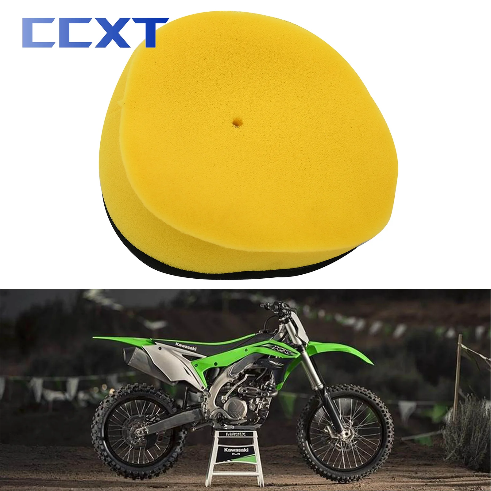 Motorcycle Air Filter Cleaner Intake Sponge For Kawasaki KX250F KX450F