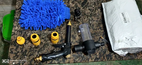 High Pressure Water Gun Water Spray Guns Kit Car Sprinkler Foam Cleaning Washer Cleaner for Car Washing Watering Irrigation photo review