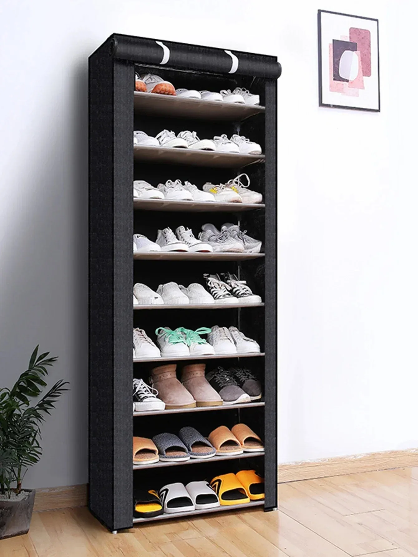 Multi-Layer Combination Shoe Rack Dustproof Storage Shoe Cabinet Shoe Rack Dormitory Foyer Storage Shoe Cabinet