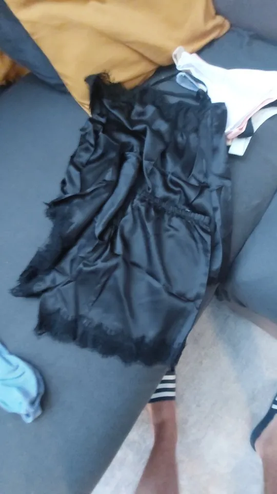 Champagne Ice Silk Pajama Set for Women - Luxe Summer Comfort photo review