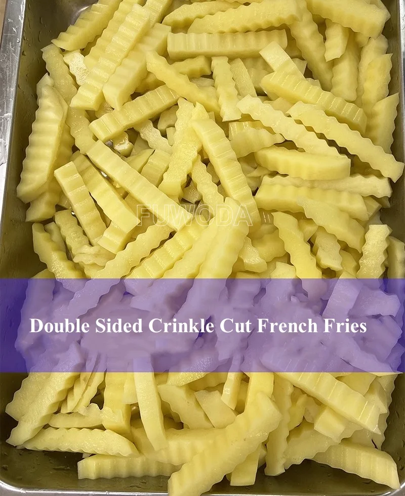 5-30MM Commercial Potato Cutter Potato Chips Stick Cutting Machine Crinkle French Fries Cutting Machine For Wave Shape