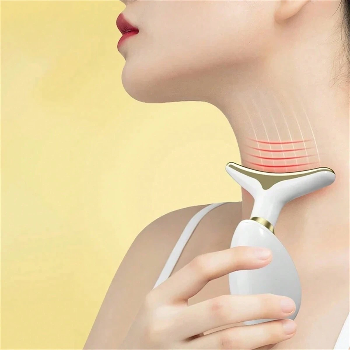 LED Light Therapy Tool 3-Color For Face Beauty Neck & Body Battery-Operated Skincare Beauty Tool Perfect Gift
