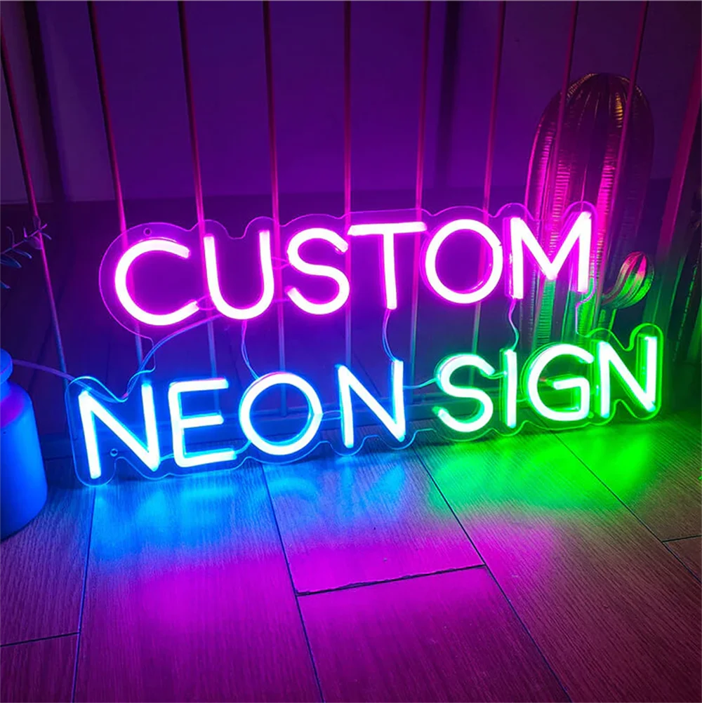 CustomLEDTextNeonSignPersonalizedLedNeonSignsDesignYourNeon