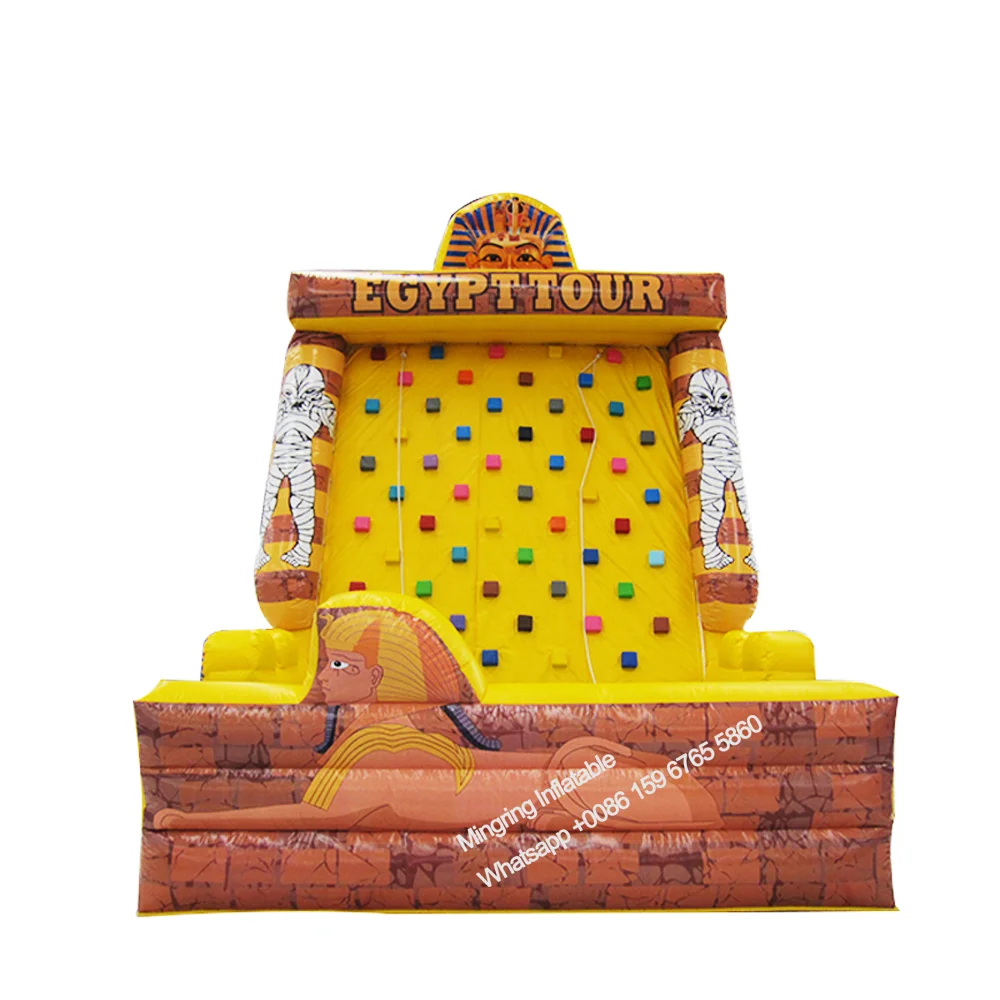 Inflatable Rock Climbing Wall Tower, Mountain Obstacle Course