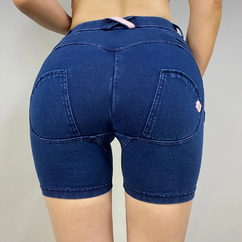 Shascullfites Melody Dark Blue Booty Shorts Women's Shorts 2022 Trend