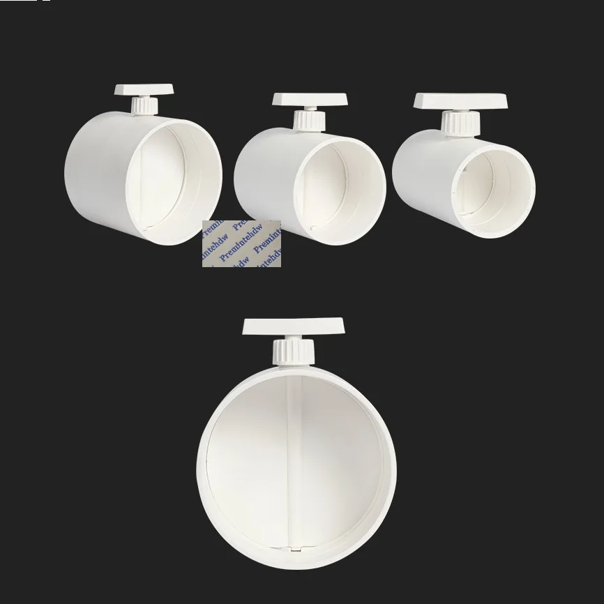 1Piece 75mm 110mm 160mm 200mm ABS Plastic Manual Air Flow Volume Control Regulating Valve PVC Pipe Hose