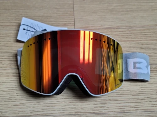 Ski Goggles with Magnetic Double Layer Polarized Lens