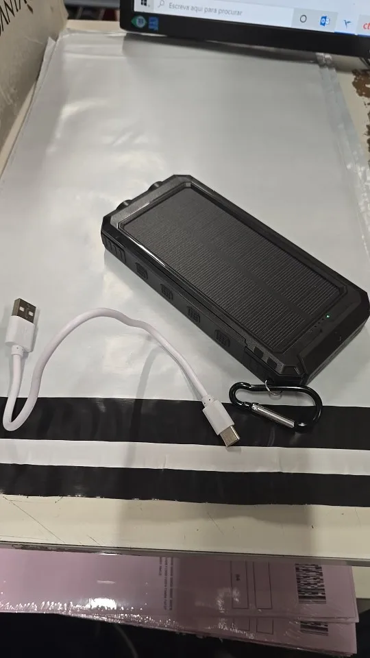 200000mAh Solar Power Bank Large Capacity Portable Charger Fast Charging External Battery for IPhone Samsun Huawei Powerbank photo review