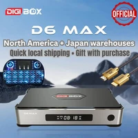 [Подлинная] DIGIBOX D6 MAX Android TV Box Горячая продажа в Японии, США, совместима с обновленной D3 PLUS, аналогичная функция EVPAD 11P