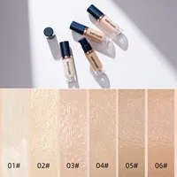Beauty Glazed 6 Color Liquid Foundation Concealer - Full Coverage, Long-Lasting, Waterproof, Natural Effect, 2