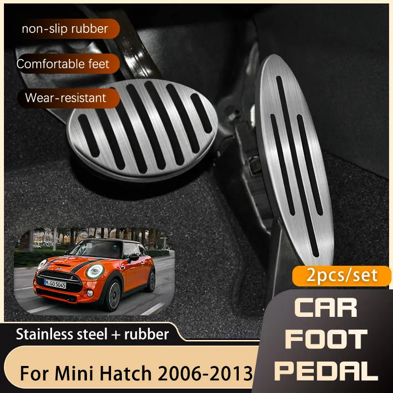 

Автомобильные педали для мини-Люка, один медный тормоз R56 R57 2006 2007 2008 2009 2010 2011 2012, реставратор газового тормоза, крышка педали без сверления