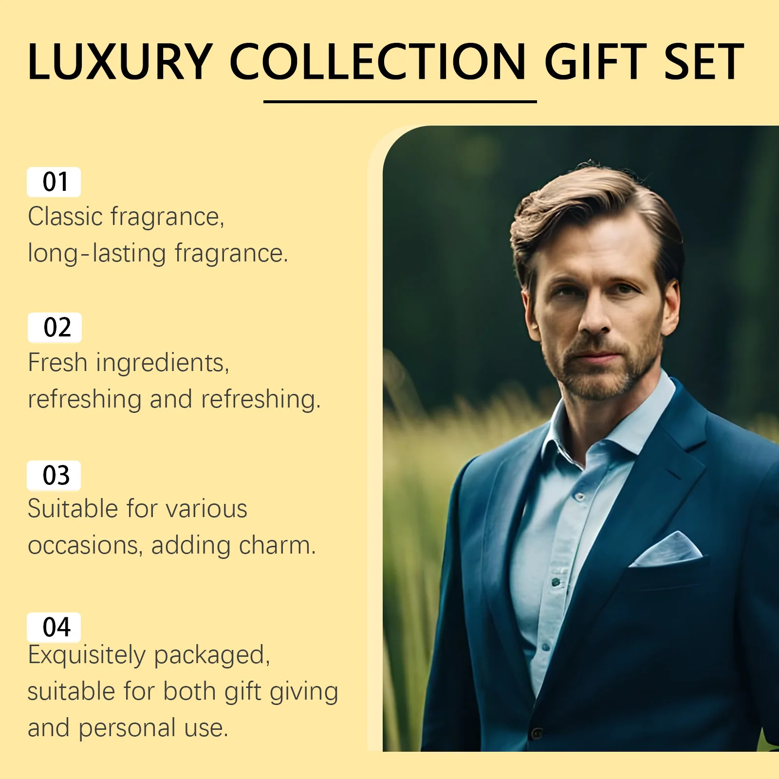 Roxelis Men Luxury Eau De Perfume Gift Set