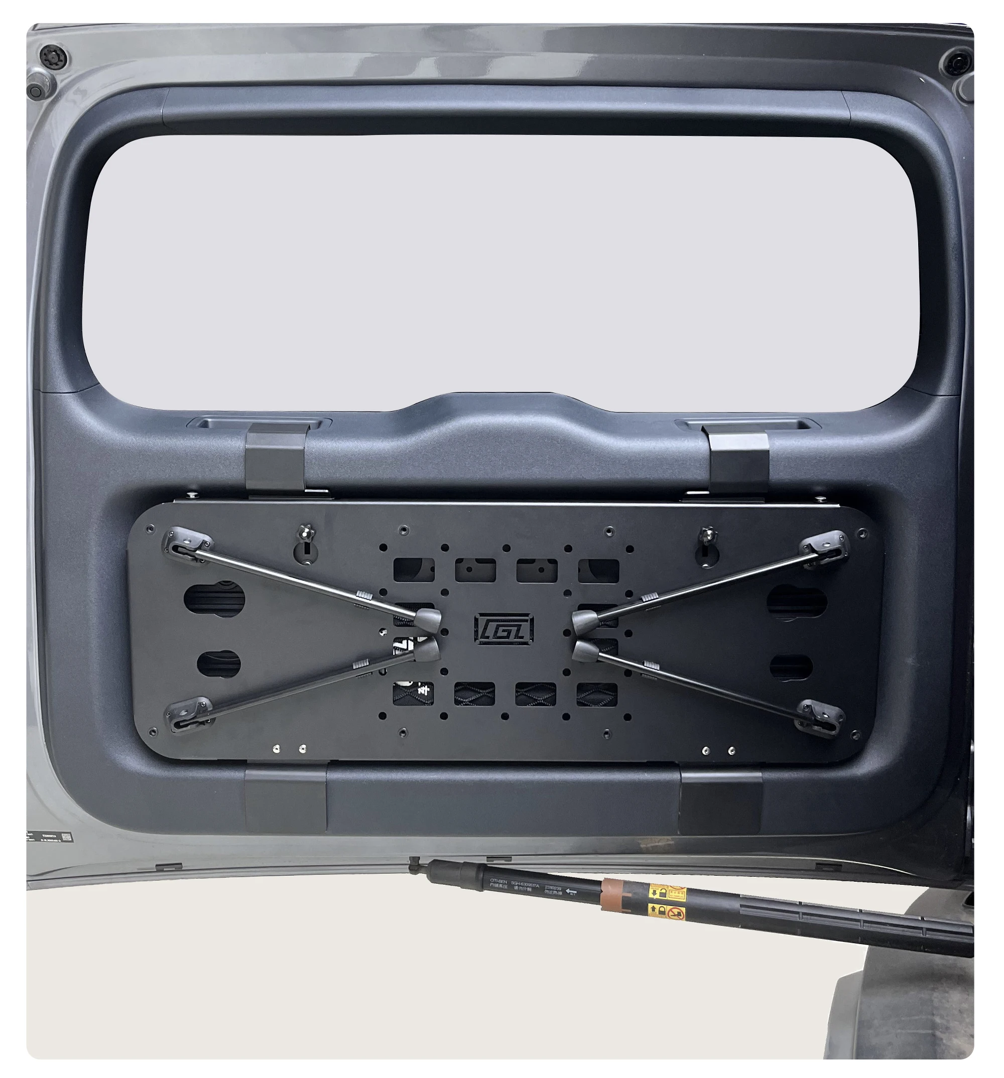 BYD 팡청바오 레오파드 5 2024 2025 테일게이트 수납 랙 접이식 테이블 패널 트렁크 확장 랙