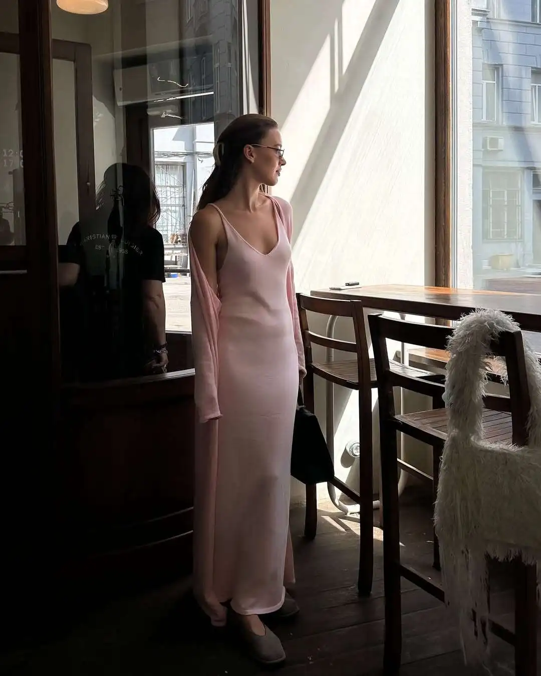 Elegant 3-Piece Women's Dress & Cardigan Set for Any Occasion photo review