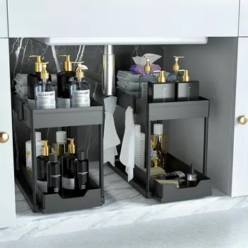 2-Pack Sliding Sink Organizer 1