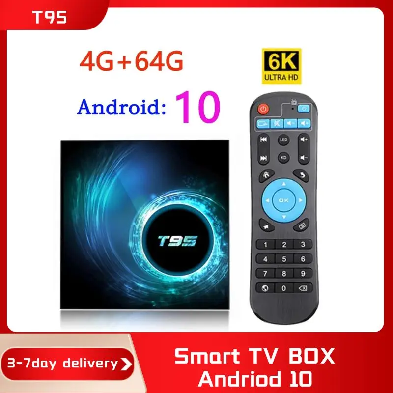 2023 T95 Smart Tv Box Andriod 10 Allwinner H616 Quad Core Smart Tv Box Android Android Tv Set Top Box Lettore Multimediale #20