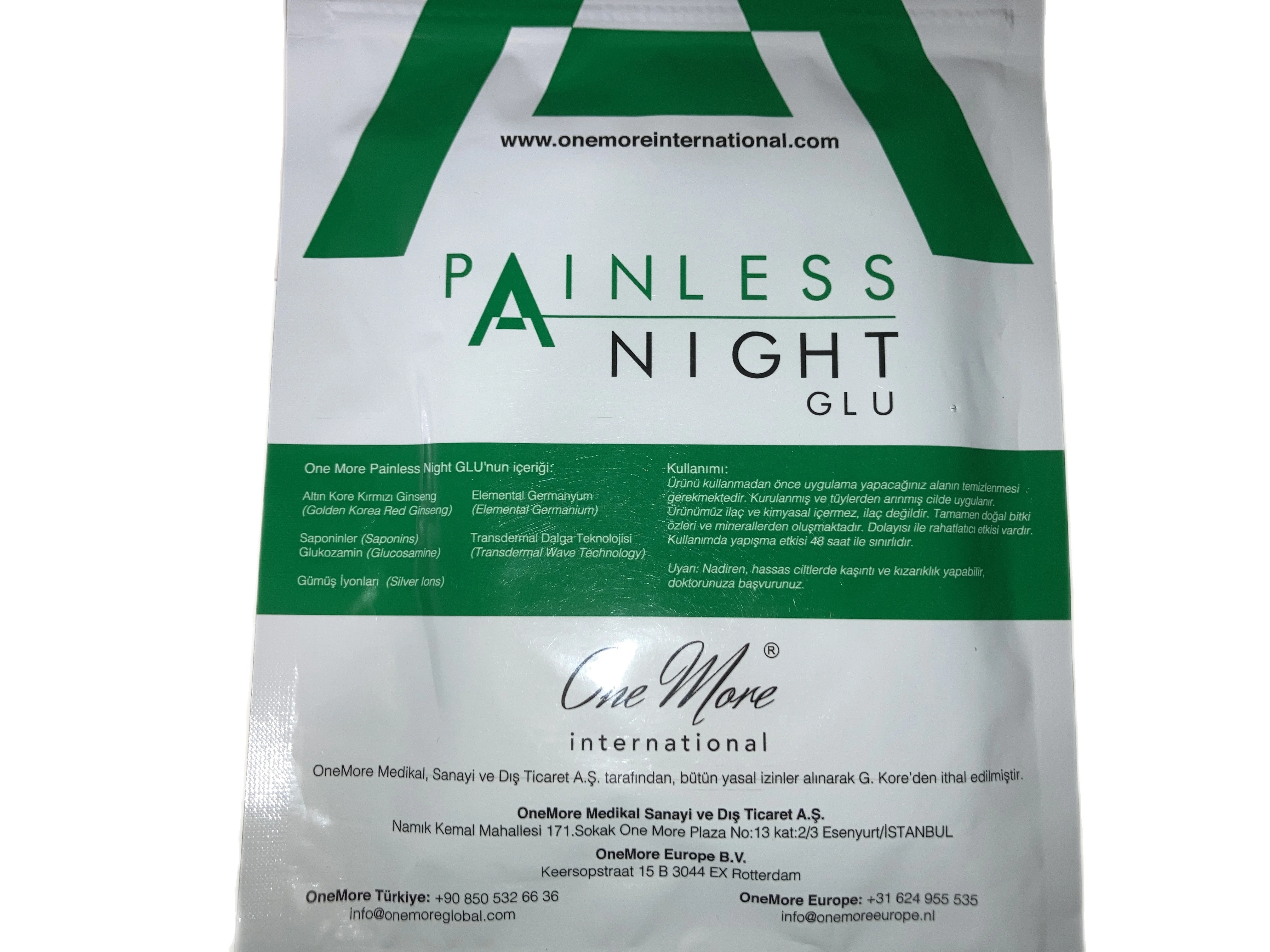 Set of 25 Pieces Onemore Painless Night Glu Pain Tape Original Halal Neck Patch Slipped Herniated Disc Cervical Leg Sleep set of 25 pieces onemore painless night glu pain tape original halal neck patch slipped herniated disc cervical leg sleep