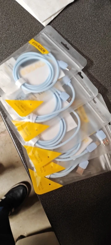 Essager 7A 100W USB Type C Cable For Huawei Honor 88W PD Fast Charging Charger USB A Data Cord Cable For Xiaomi Oneplus Samsung photo review