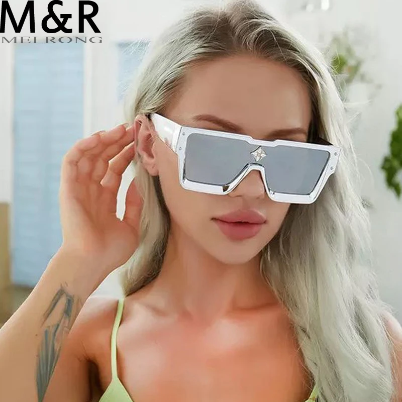 

Modern Iconic Style Retro Diamond Flower Sunglasses Men Women Fashion Luxury Brand Designer Sun Glasses Uv400 Shades Female